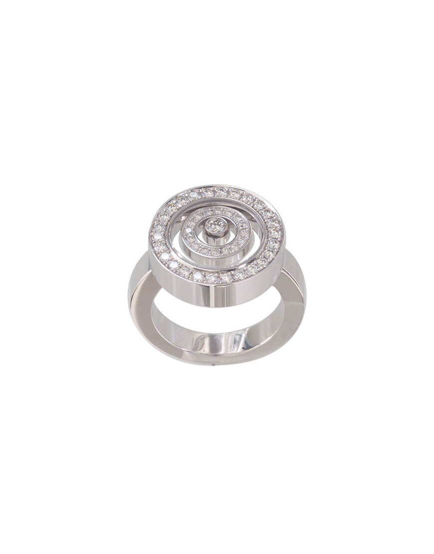 Chopard - HAPPY SPIRIT WG DIAMS RING 55