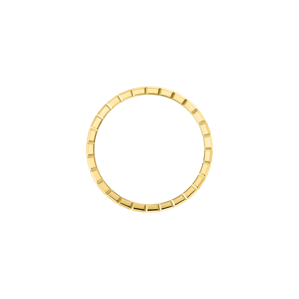 Ice Cube Ring Size 54 Yellow Gold
