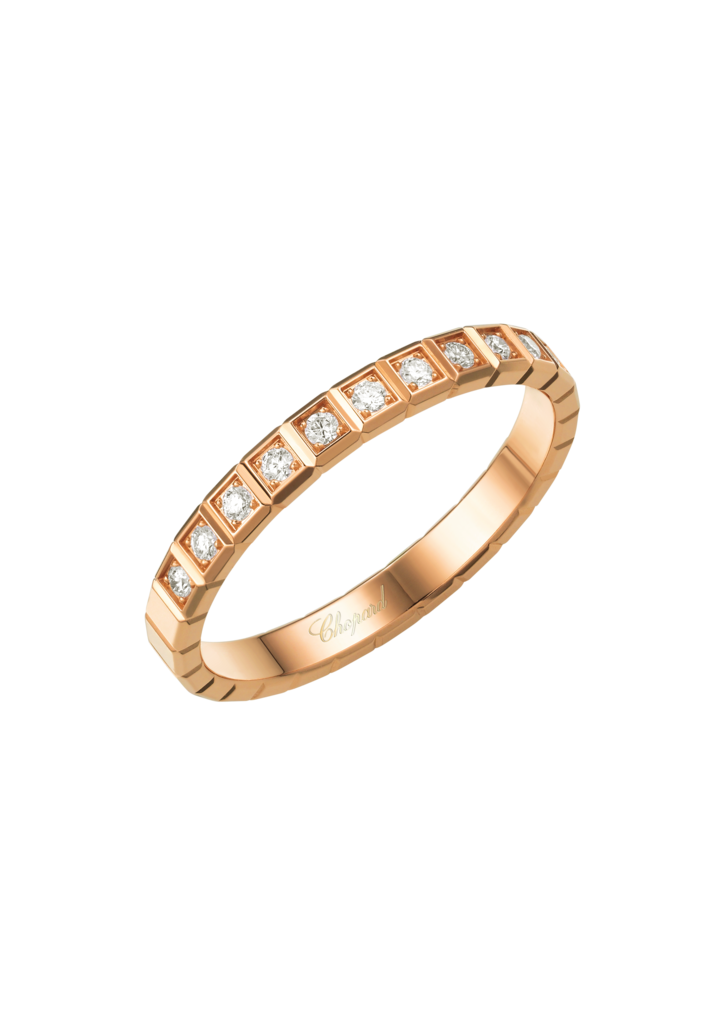 Ice Cube Ring Rg Diamonds 54 827702-5260 54 AU750