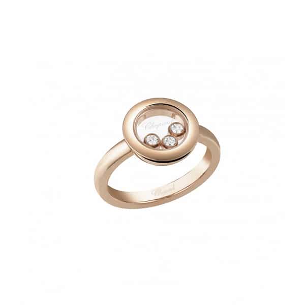 Chopard - RING HAPPY DIAMONDS RG 3 MOV DIAMS SZ 54
