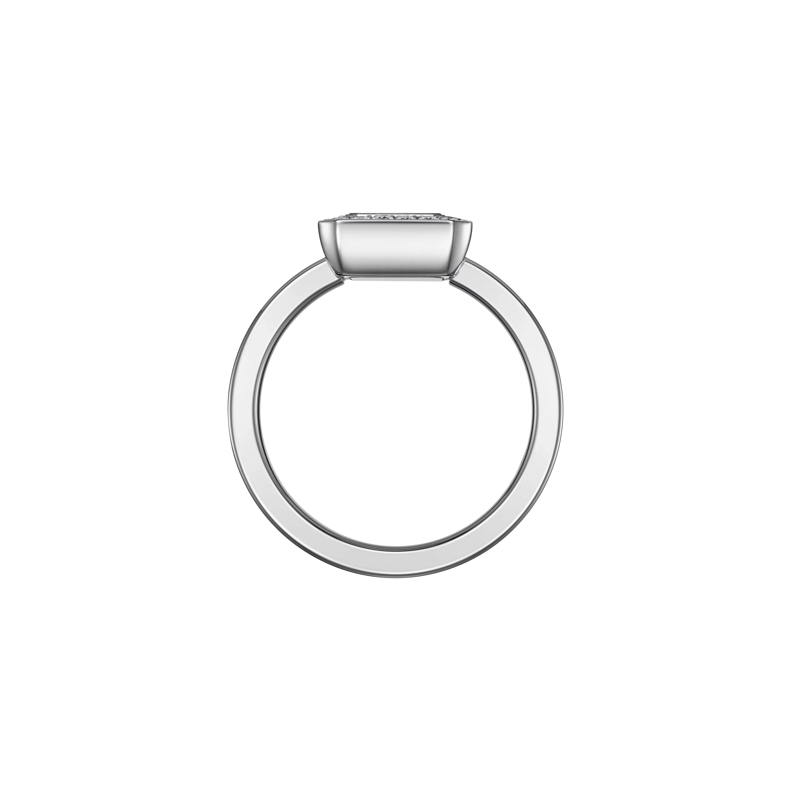Happy Diamonds Ring Wg Size 54 82A114-1211 AU750