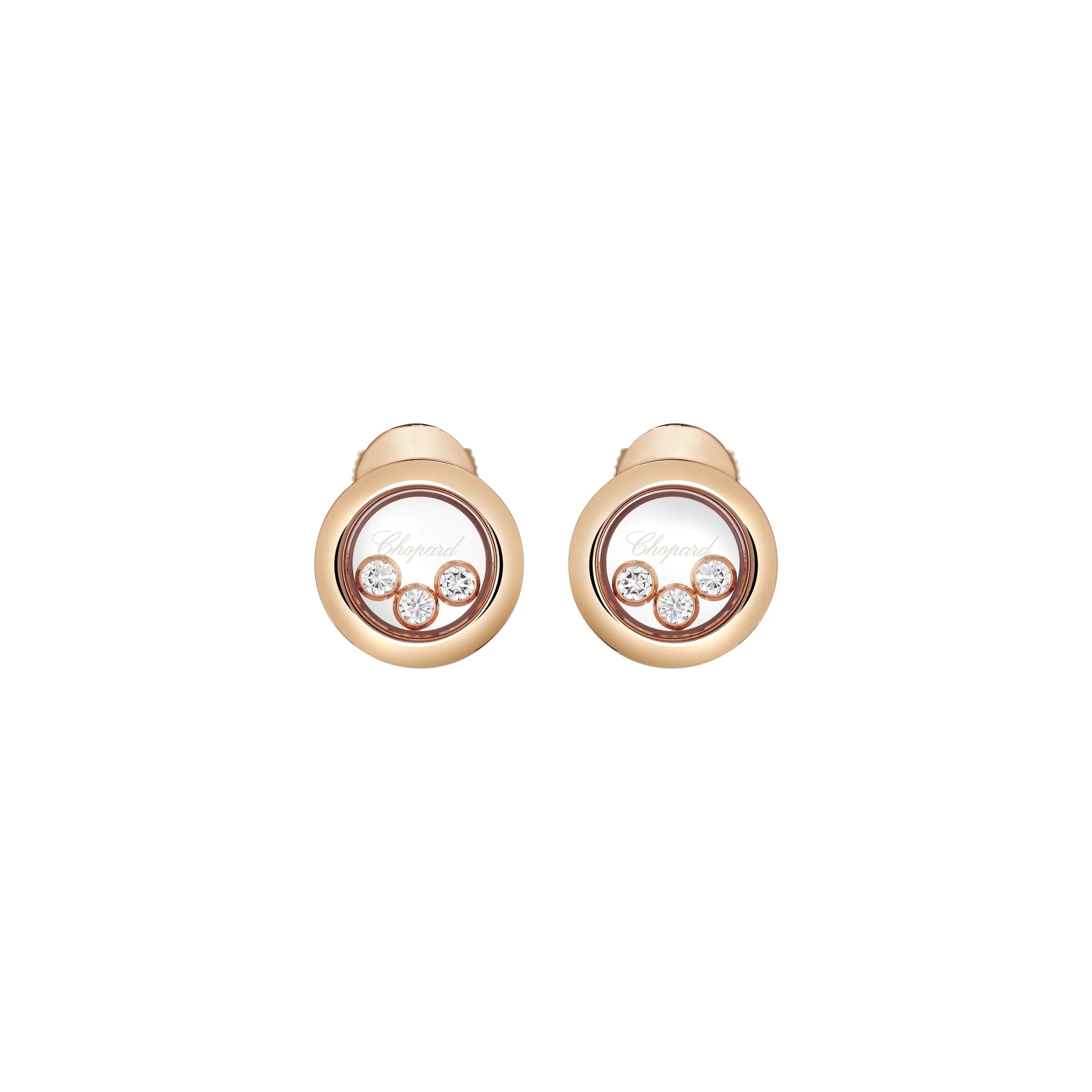 Happy Diamonds Earrings Round Rg 6MOV Di 83A018-5001