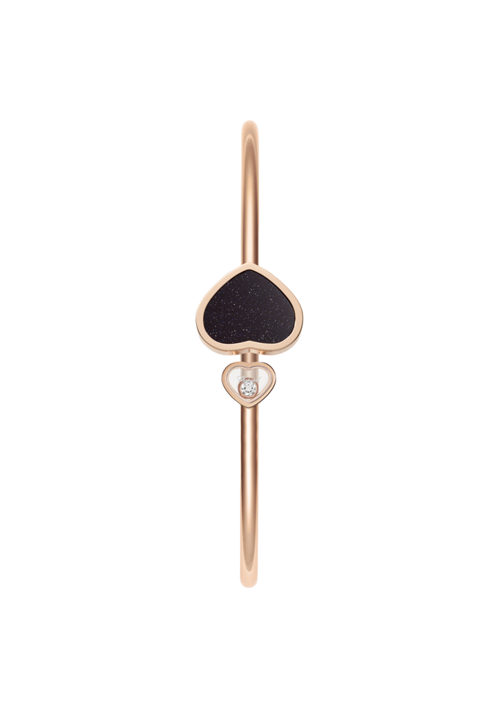 Happy Hearts Bangle Rg Blue Goldstone S 857482-5512 AU750