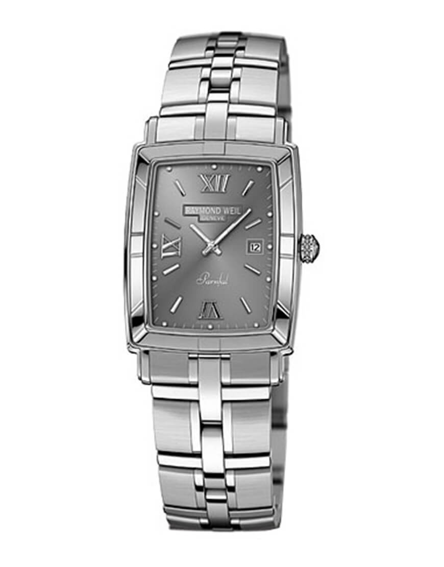 Raymond Weil - PARSIFAL ST RECT QUARTZ GREY