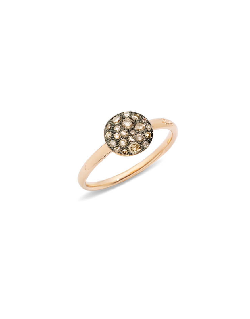 Pomellato - SABBIA BURN. RG DIAM BROWN