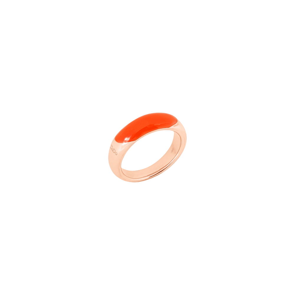 Rondelle Ring Rg Red Enamel 54 DAC3009-RONDE-RORAG 54