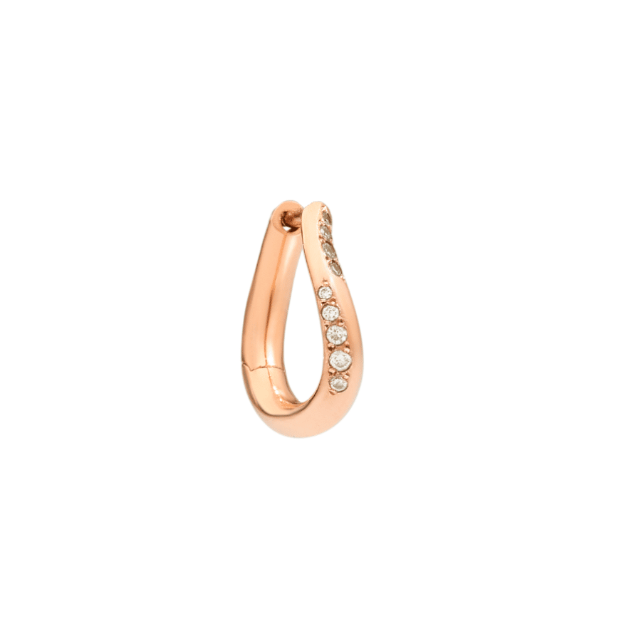 Essentials Wave Earring Wd Half Pair Rg DHC2013-ESSEN-DB09R