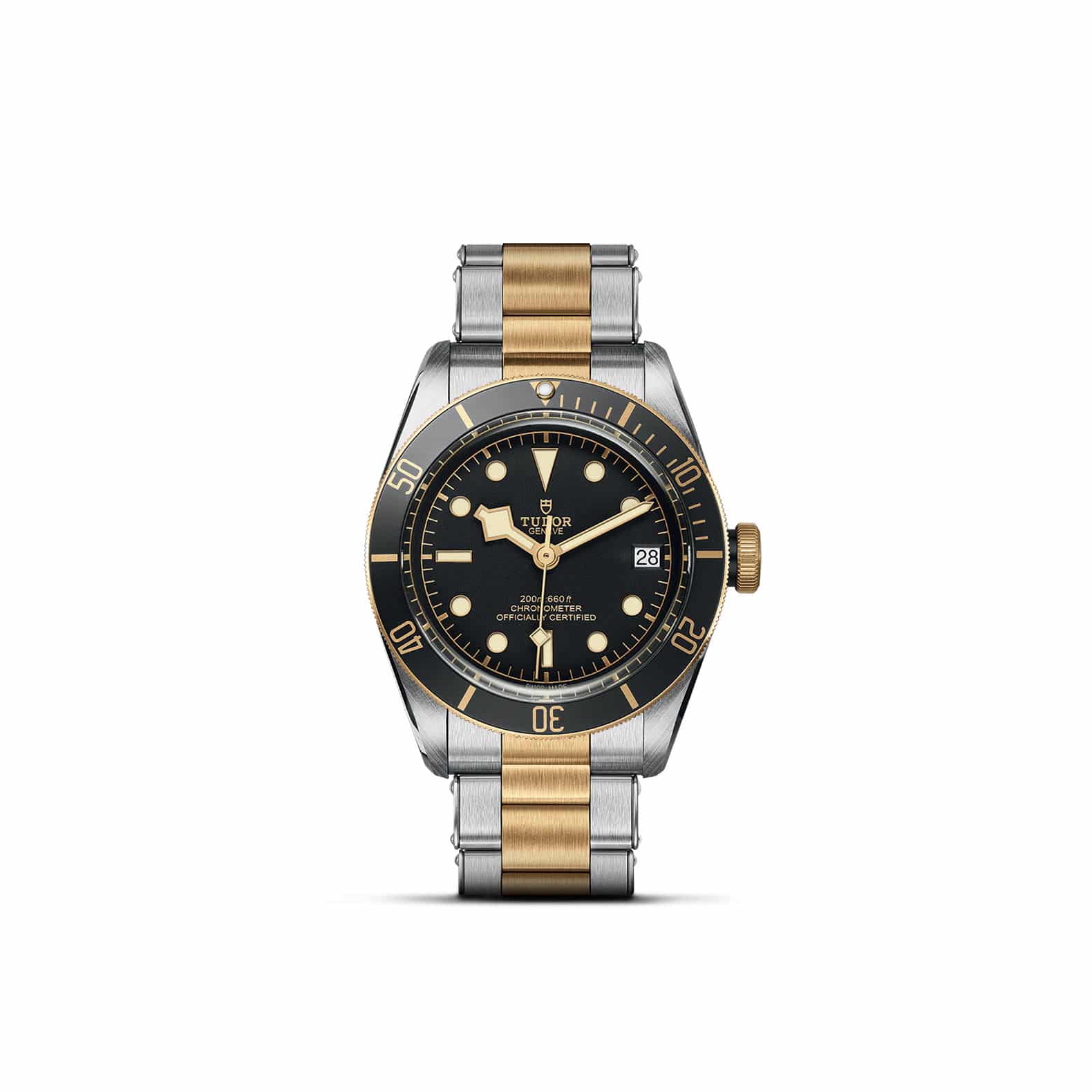Heritage Black Bay Stainless Steel &amp; Yellow Gold M79733N-0008