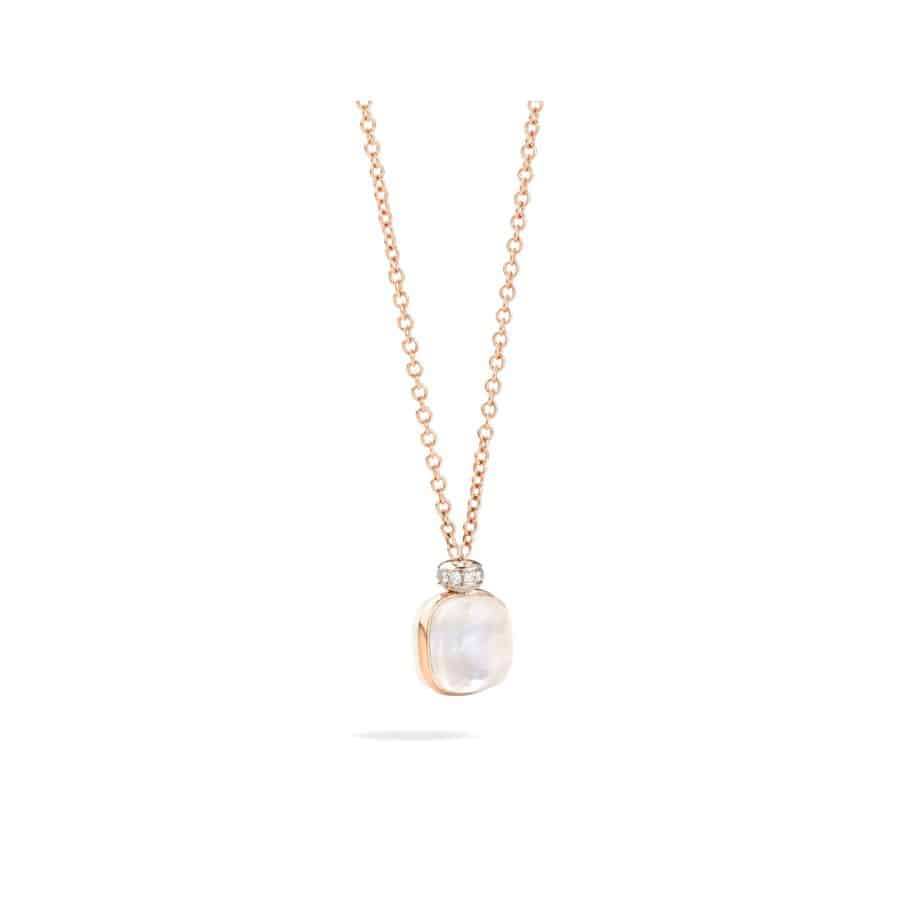 Nudo Necklace Wg/rg White Topaz Mop 70 PCC2022O6WHRBTBMP-70