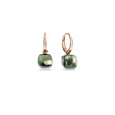 Pomellato - NUDO PICCOLO EARRINGS PRASIOLI