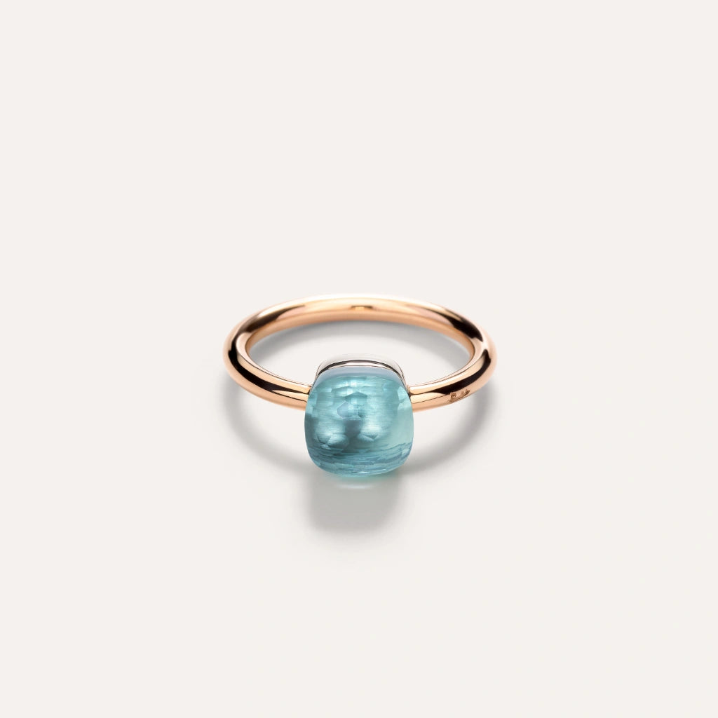 Nudo Ring Petit Rg/wg Sky Blue Topaz 55 PAB4030O6000000OY 55