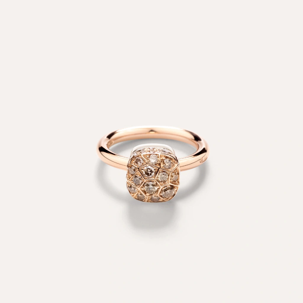 Nudo Ring Rose Gold &amp; White Gold PAC2501O6000DBR00-53