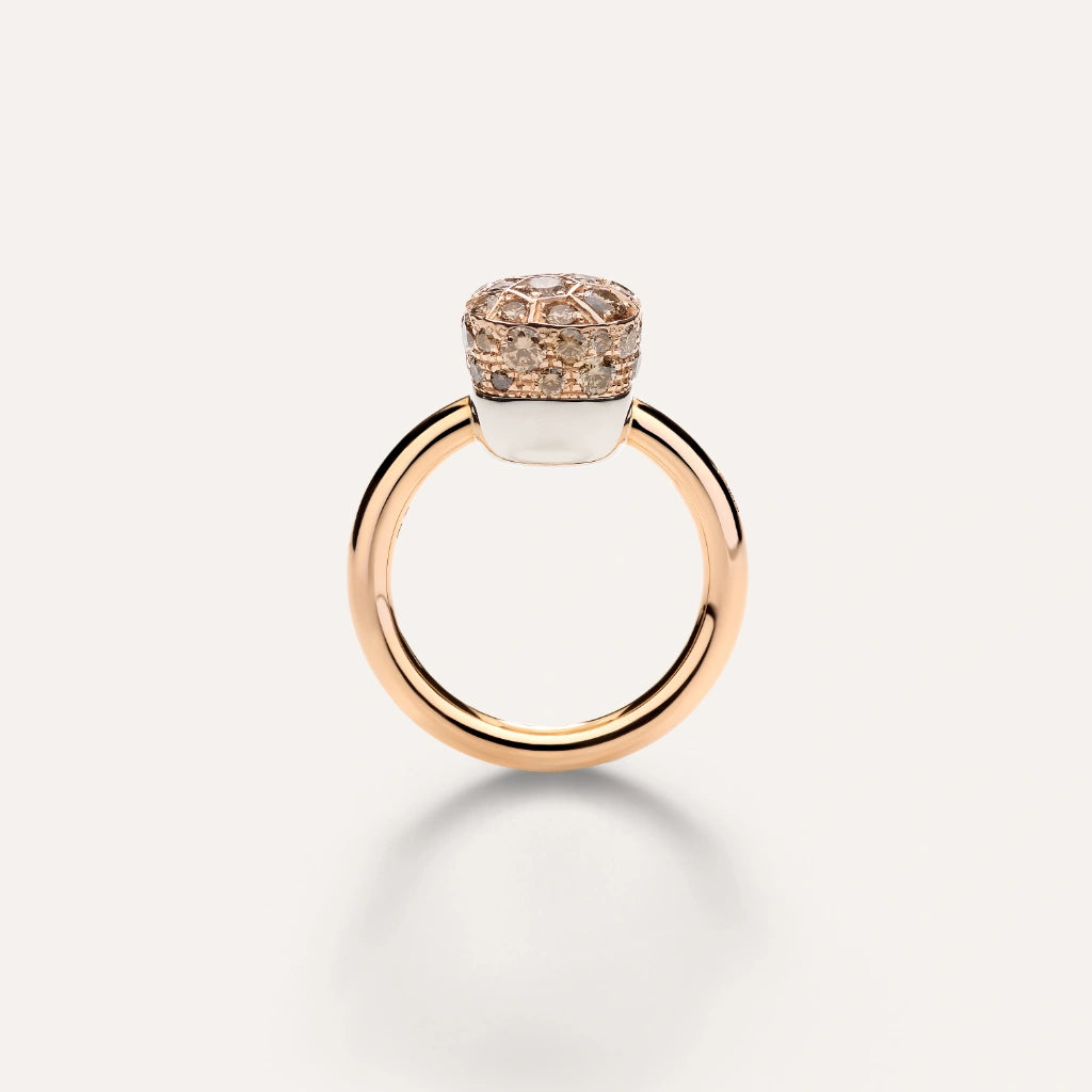 Nudo Ring Rose Gold &amp; White Gold PAC2501O6000DBR00-53