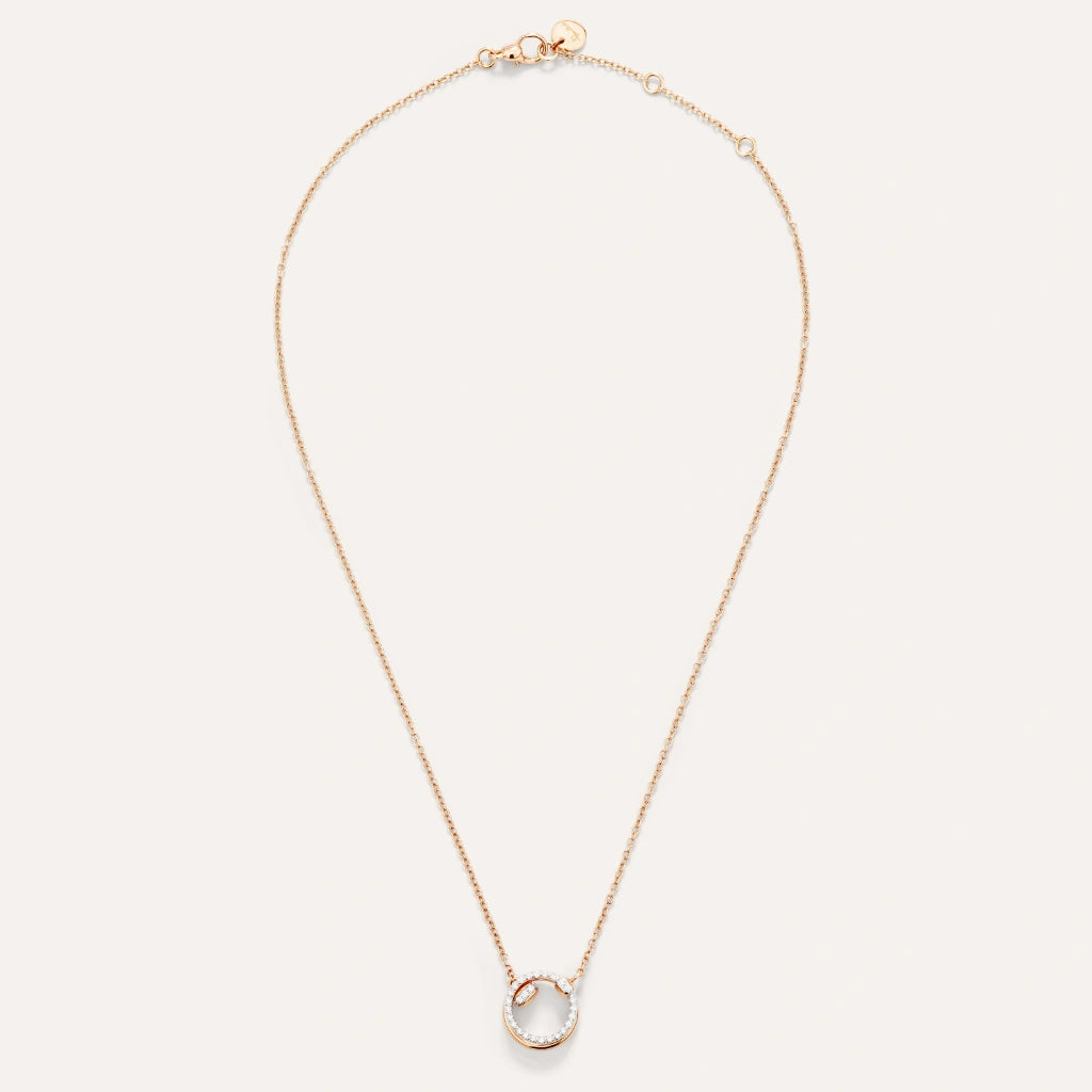 Pomellato Together Pendant Mini Rg Pave PCC5013O7WHRDB000