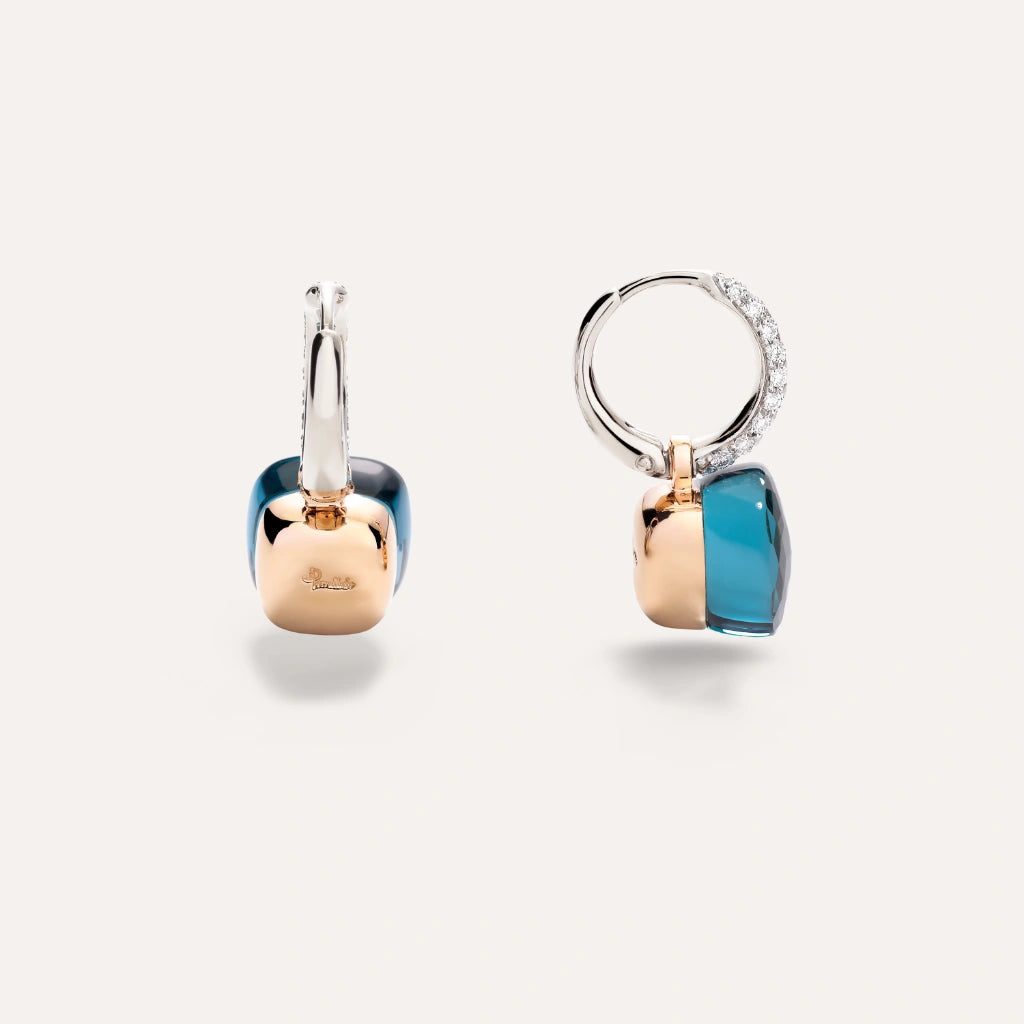 Nudo Earrings Rose Gold &amp; White Gold POB4010O6WHRB0TTU