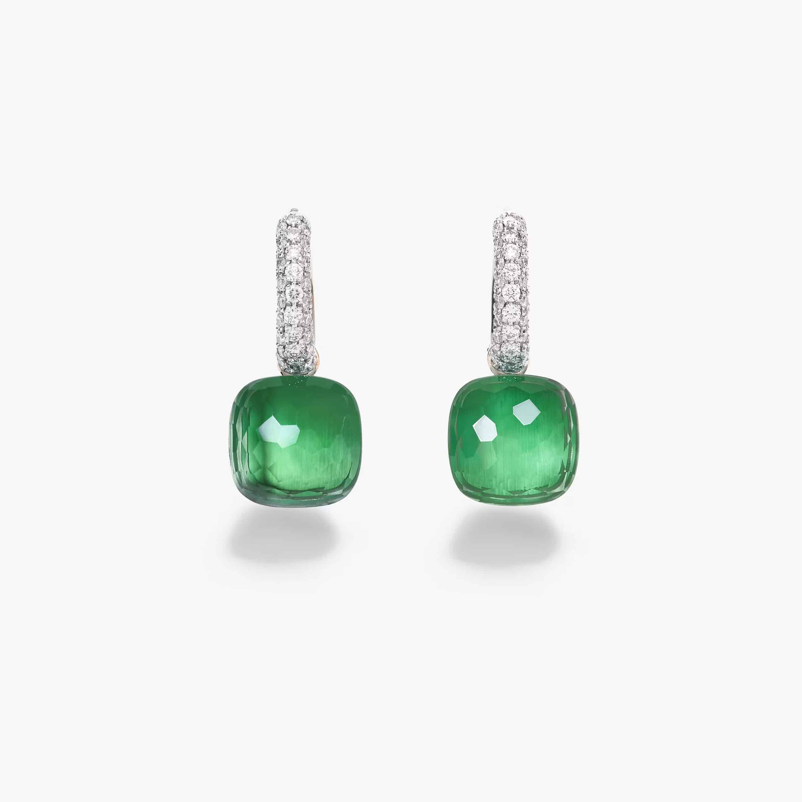 Nudo Earrings Classic Rg/wg Pras G-ag Wd POB4010O6WHRBPAAV AU750