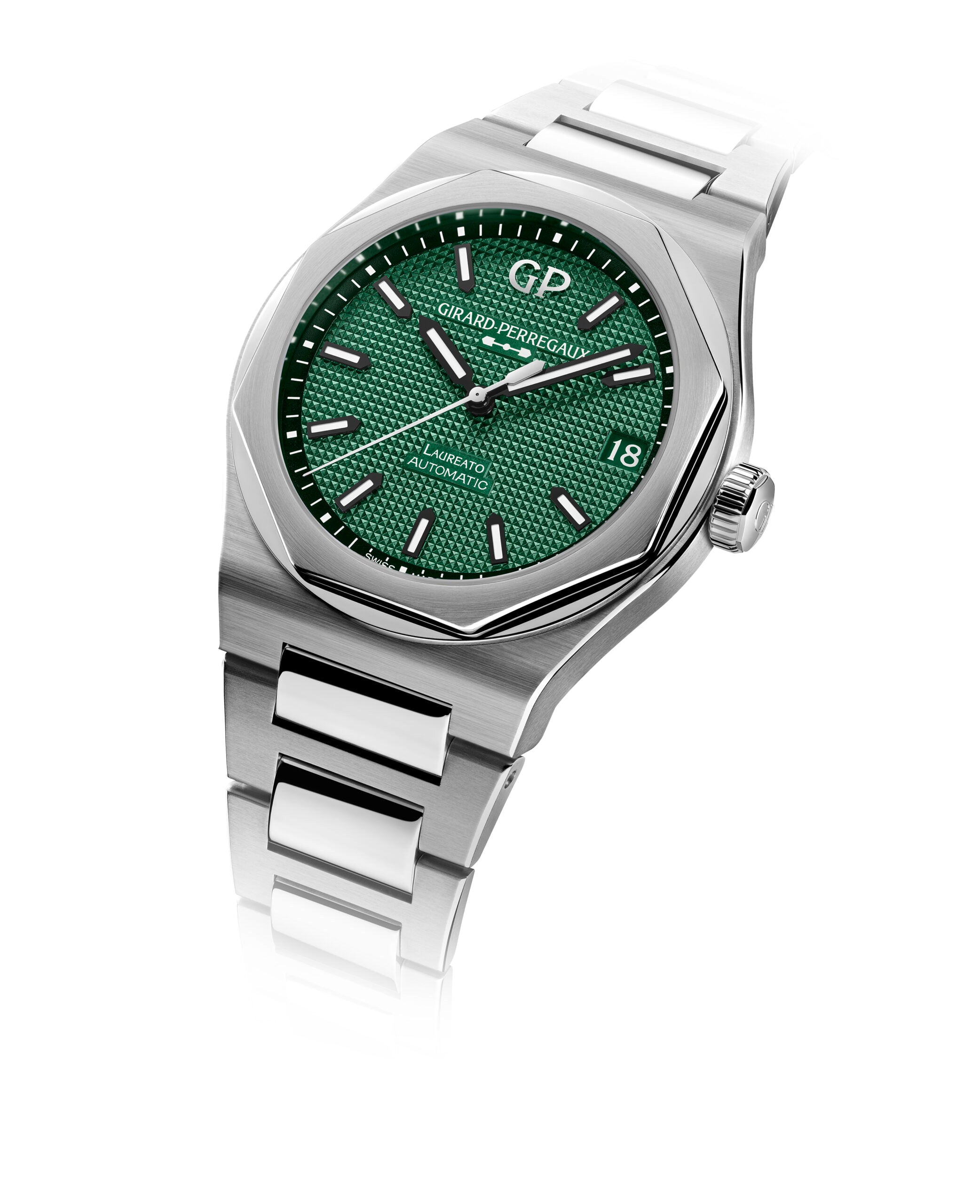 Laureato 42MM Auto St Struck Green Dial 81010-11-3153-1CM