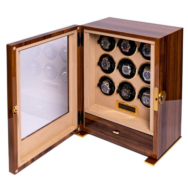 Paramount 9 Watch Winder Walnut Touch W309