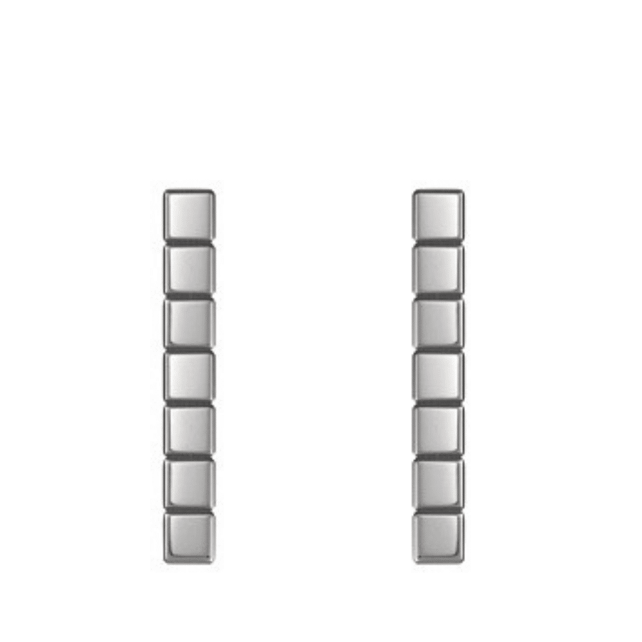 Ice Cube Earrings White Gold 837702-1001 AU750