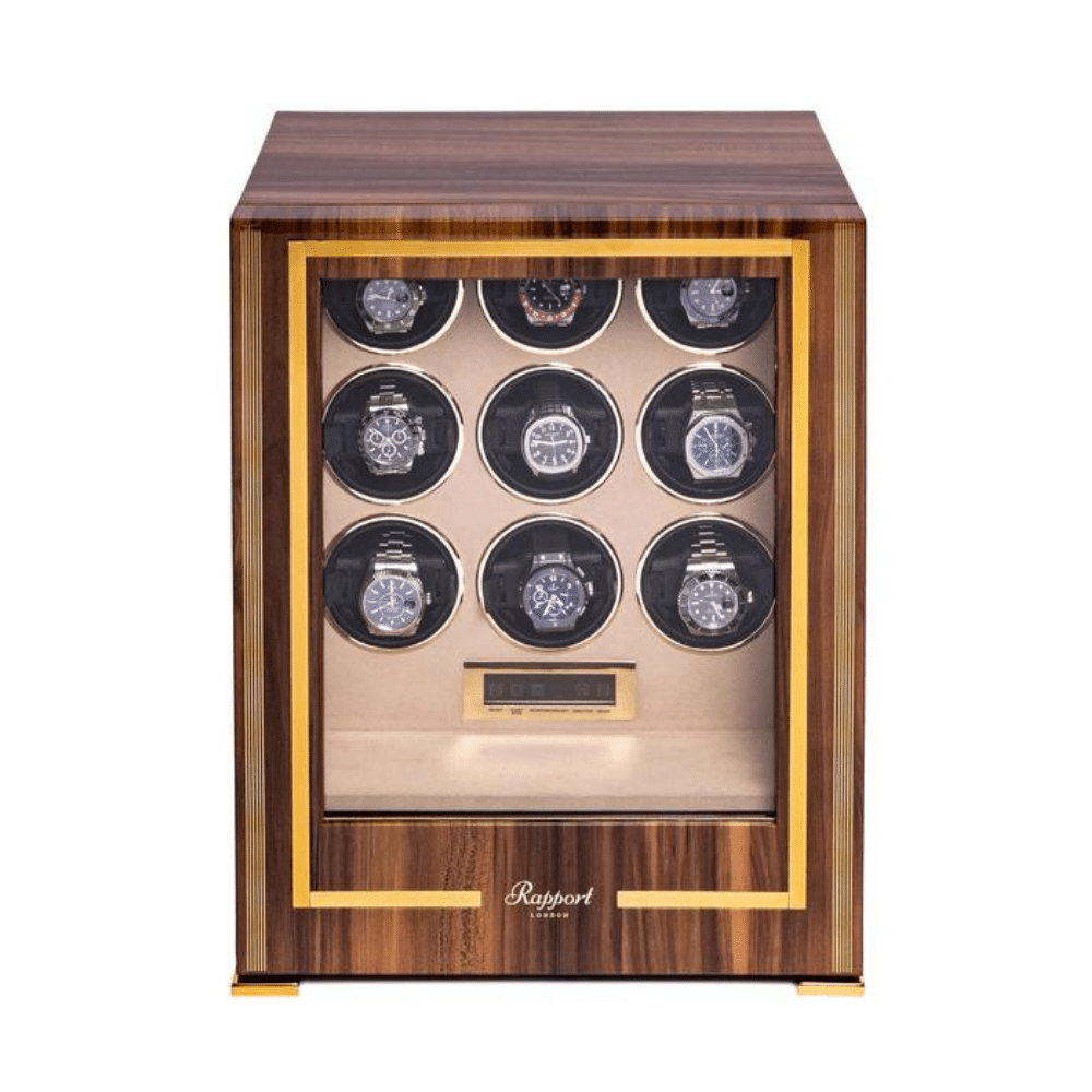 WALNUT 9 WATCH WINDER