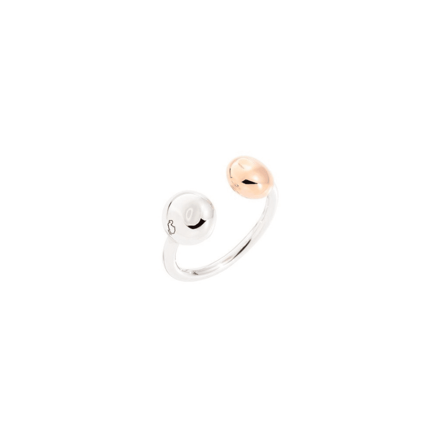 Pepita Ring Steel And Rose Gold DAC0008 Pepit 0009A