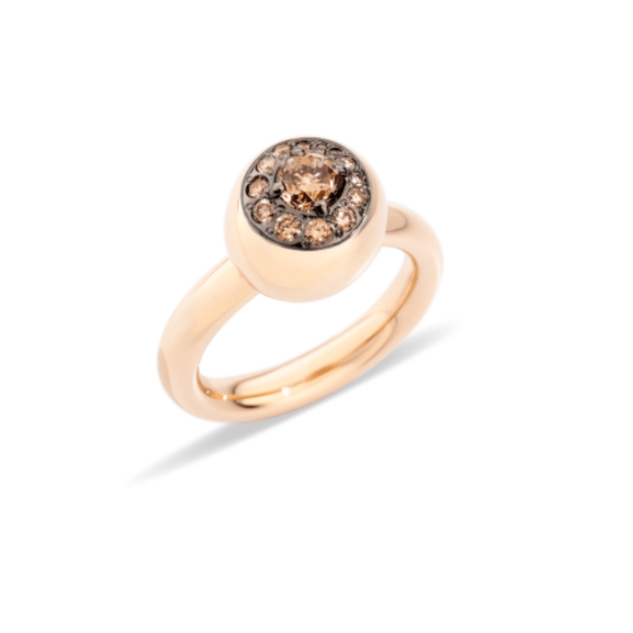 Nuvola Ring Rose Gold PAB8130O7BKRDBR05-55