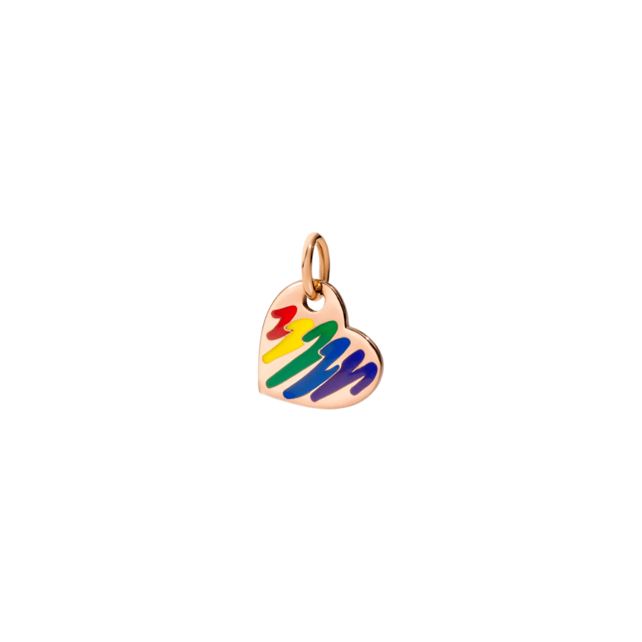 Heart Rainbow Rg Charm Large DMC0127-HEARL-0009R