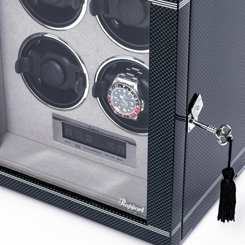 Formula Quad Watch Winder Carbon Fibre W564
