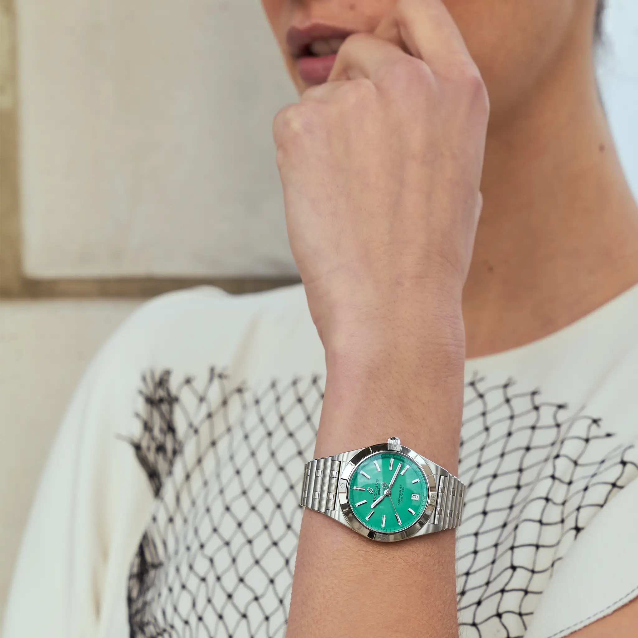 Chronomat Auto 36 Vb Turquoise A103801A1L1A1
