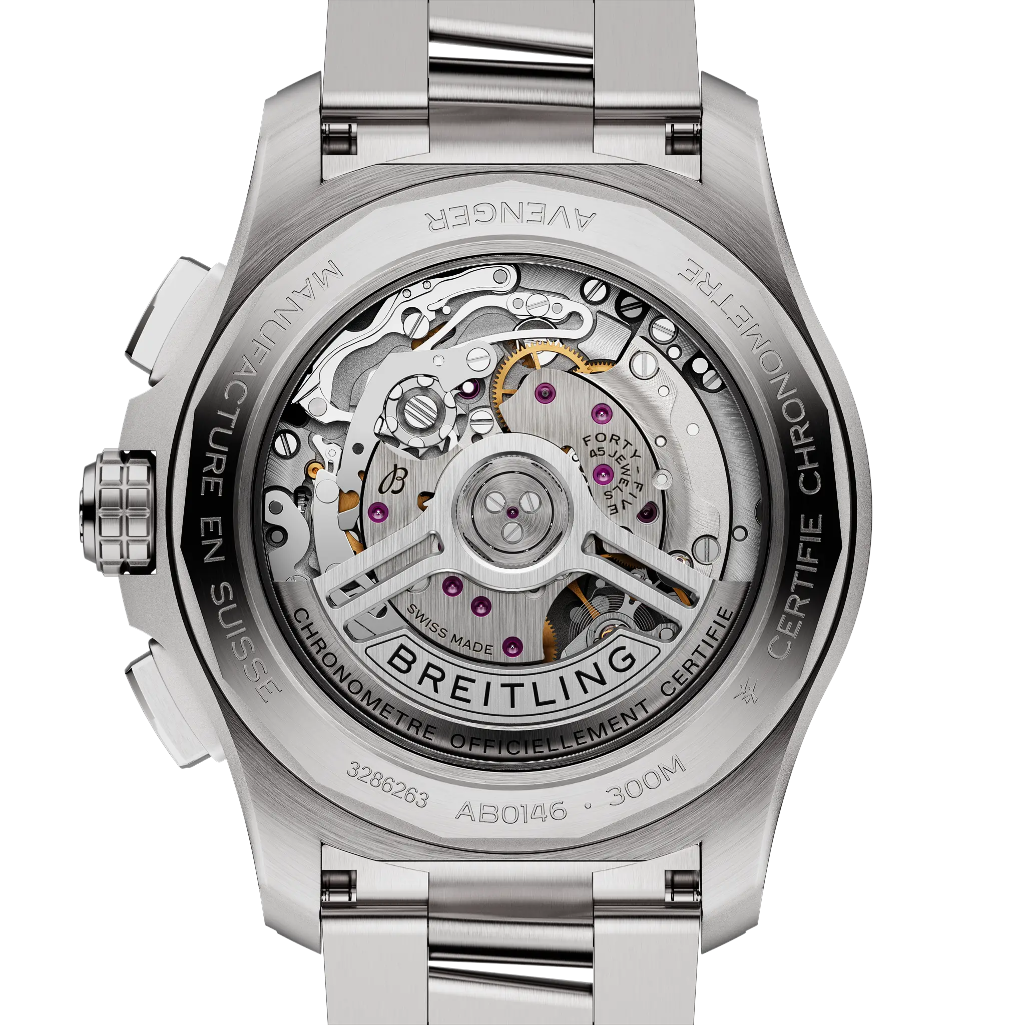 Avenger B01 Stainless Steel AB0146101B1A1