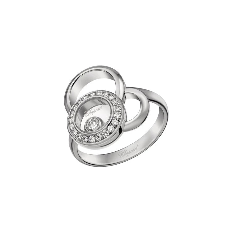 Happy Diamonds Ring White Gold 829769-1011