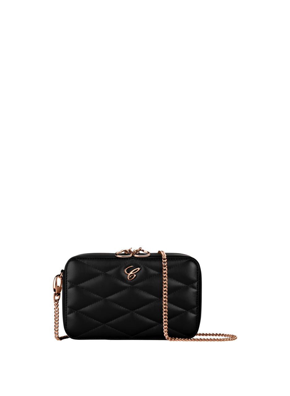 Happy Hearts Mini Bag Black Calfskin 95000-1098