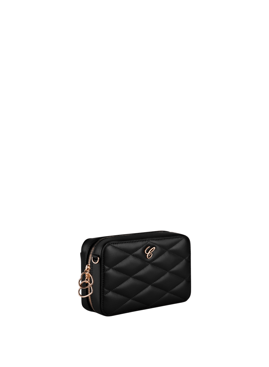 Happy Hearts Mini Bag Black Calfskin 95000-1098