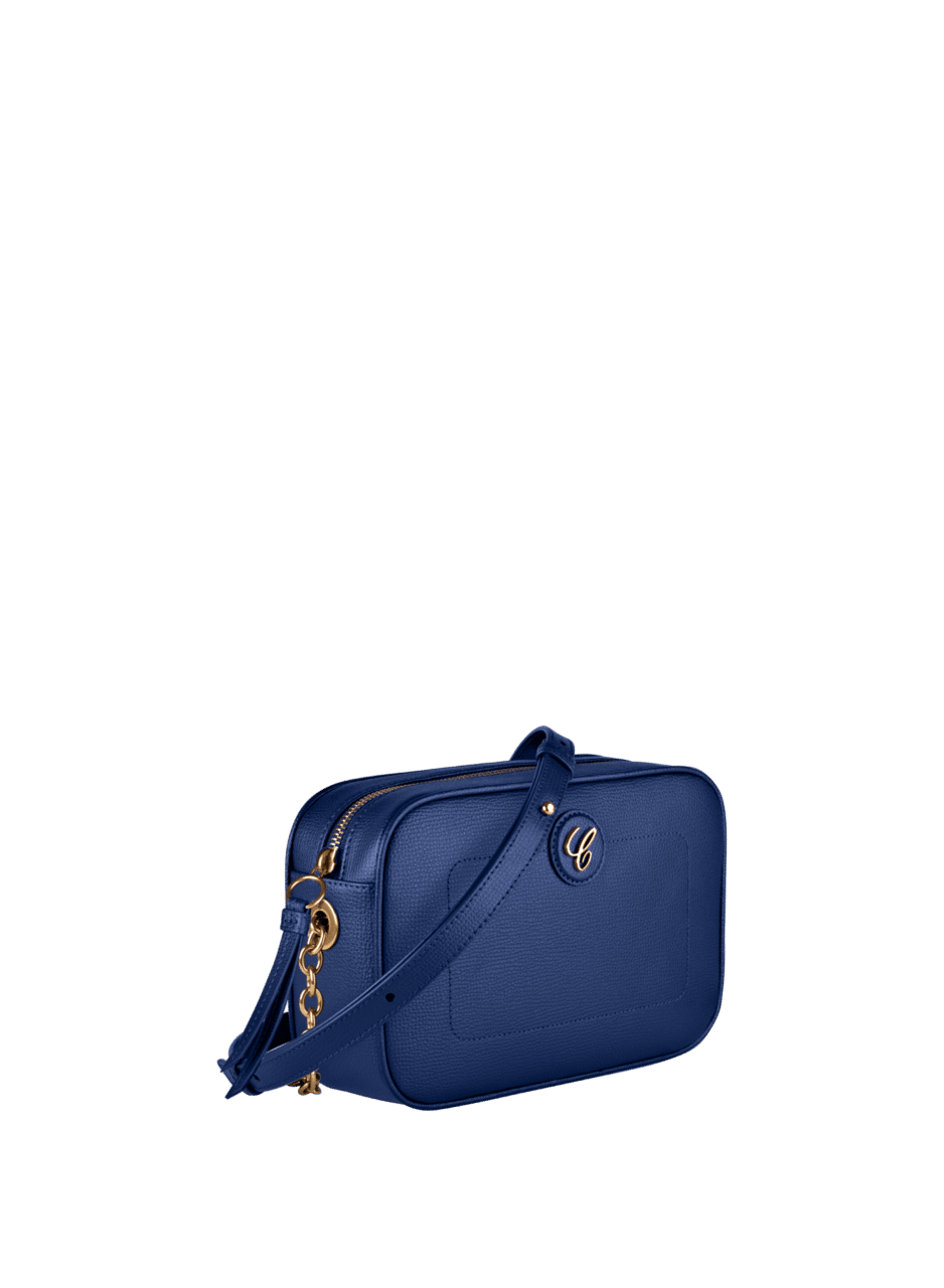 Happy Sport Camera Bag Navy Blue Calfskn 95000-1113