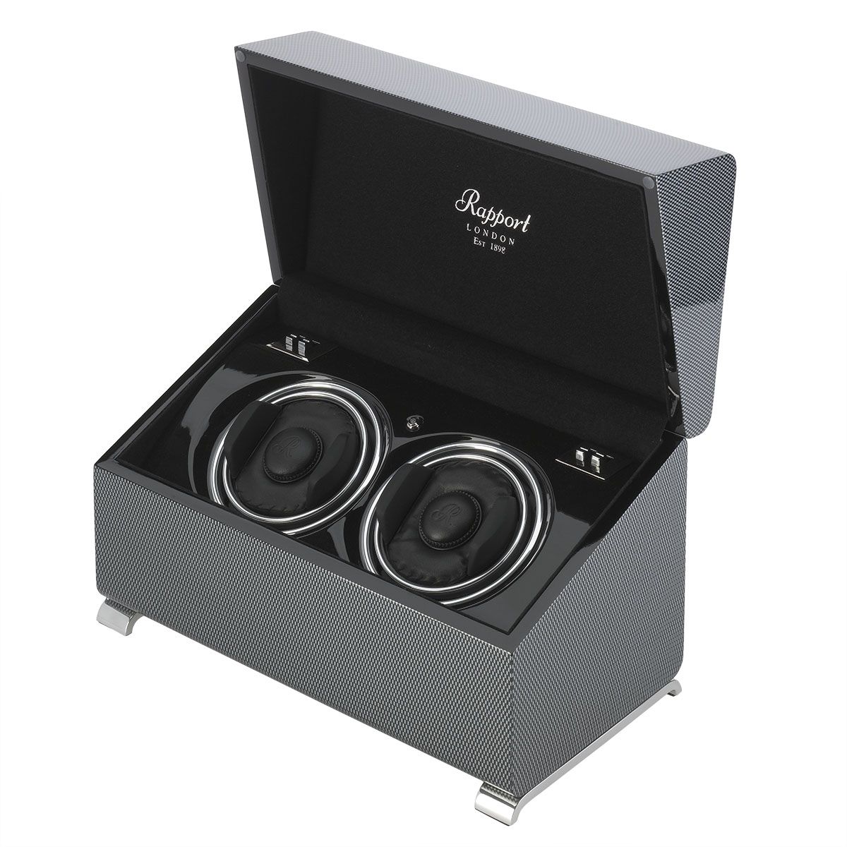Vogue Duo Watch Winder Carbon Fibre W372