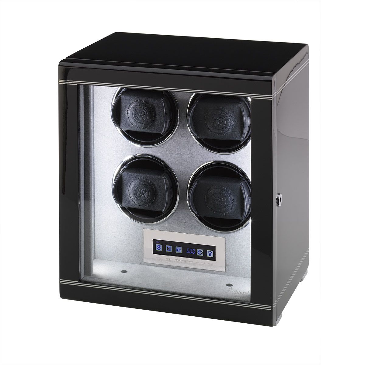 Quad Watch Winder Black With Touch W554