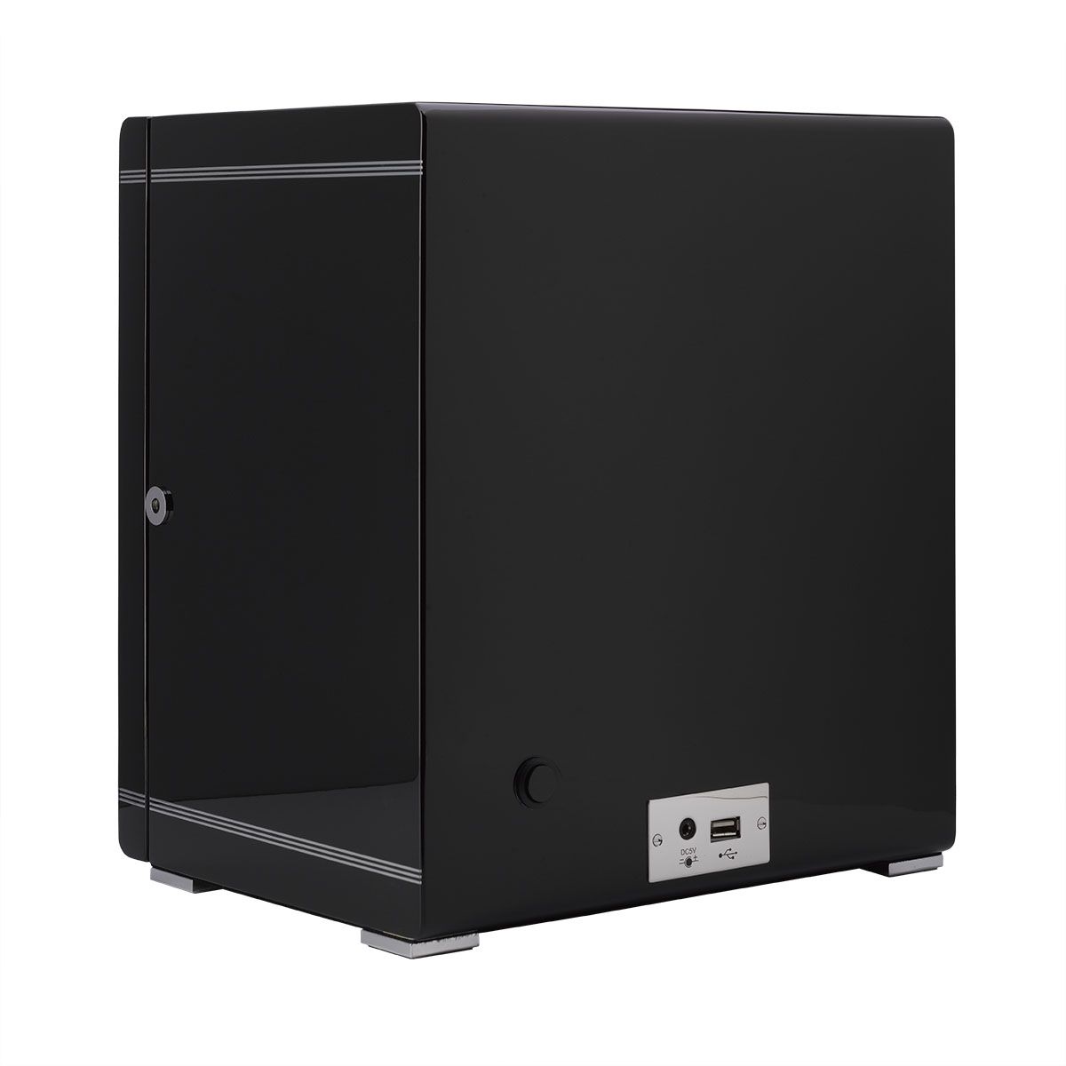 Quad Watch Winder Black With Touch W554