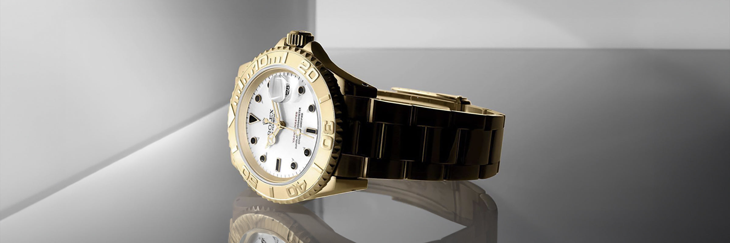 The Yacht-Master, the emblematic Rolex nautical watch.