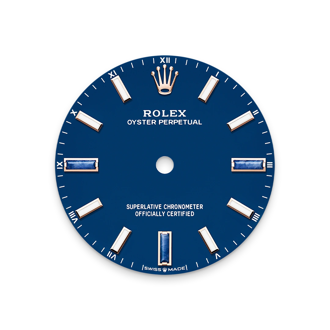 Rolex Oyster Perpetual in Everose gold, M124205-0002 - Edwards Lowell