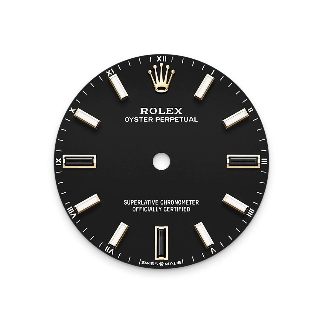 Rolex Oyster Perpetual in yellow gold, M124208-0001 - Edwards Lowell