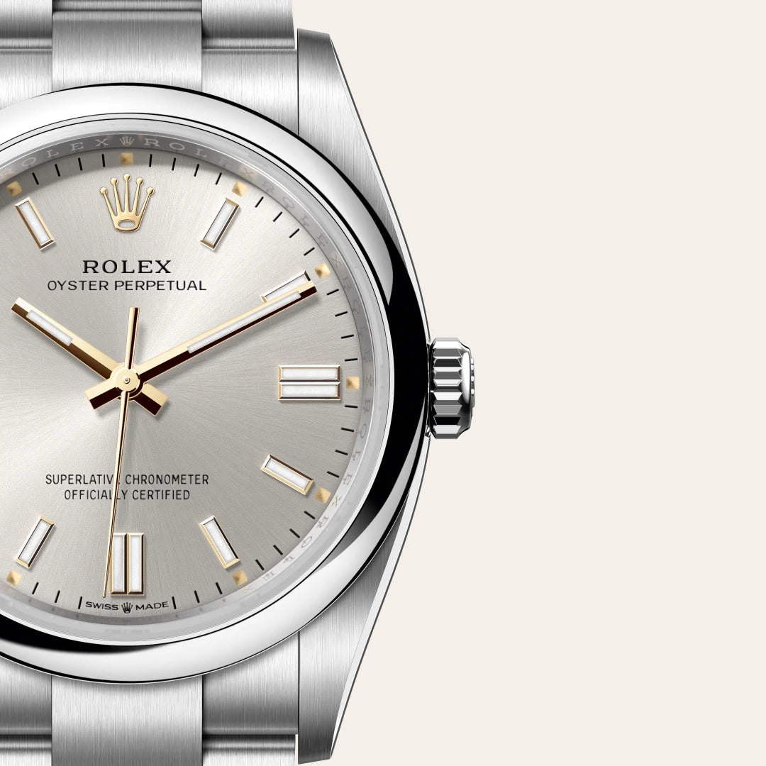 Rolex Oyster Perpetual in Oystersteel, M126000-0001 - Edwards Lowell