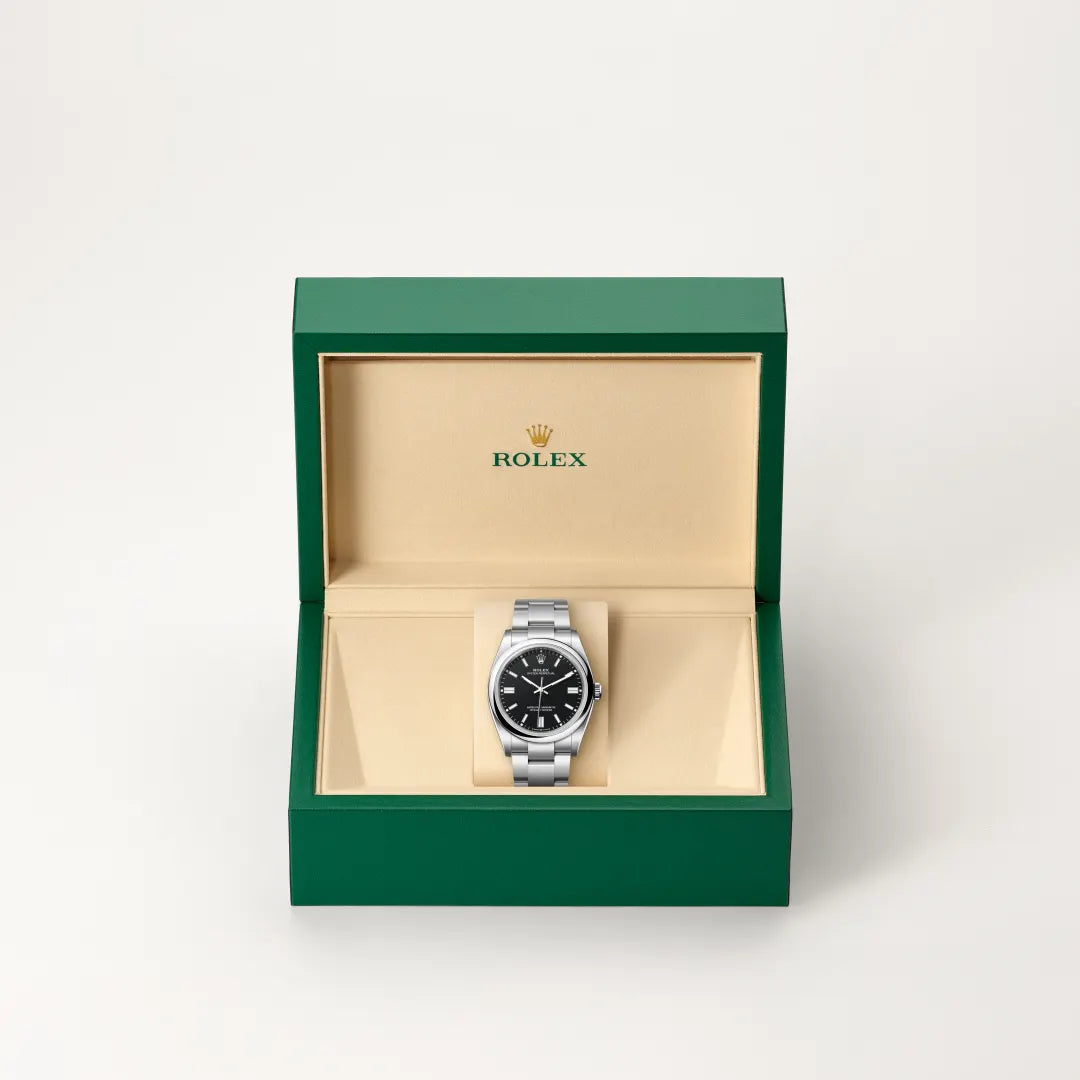 Rolex Oyster Perpetual in Oystersteel, M126000-0014 - Edwards Lowell