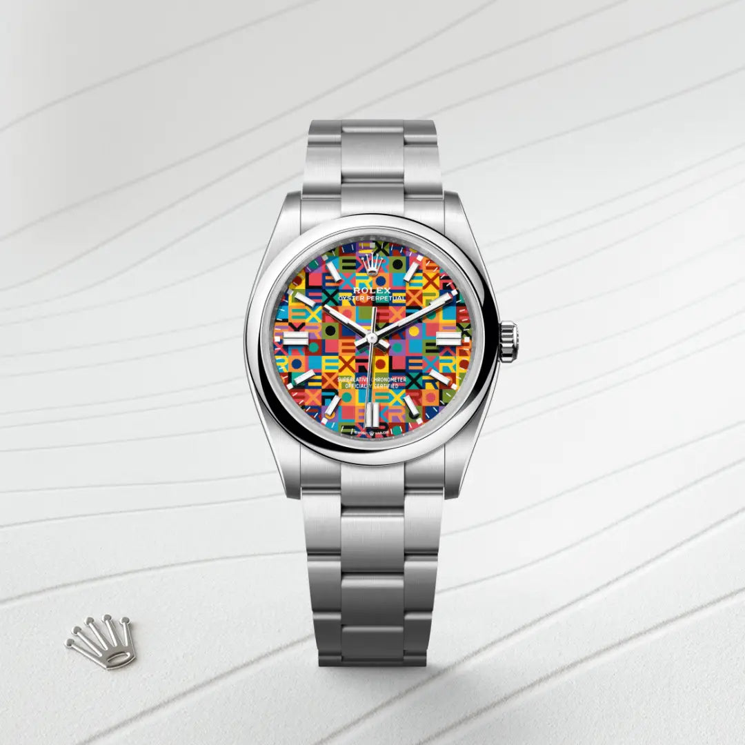 Rolex Oyster Perpetual in Oystersteel, M126000-0016 - Edwards Lowell