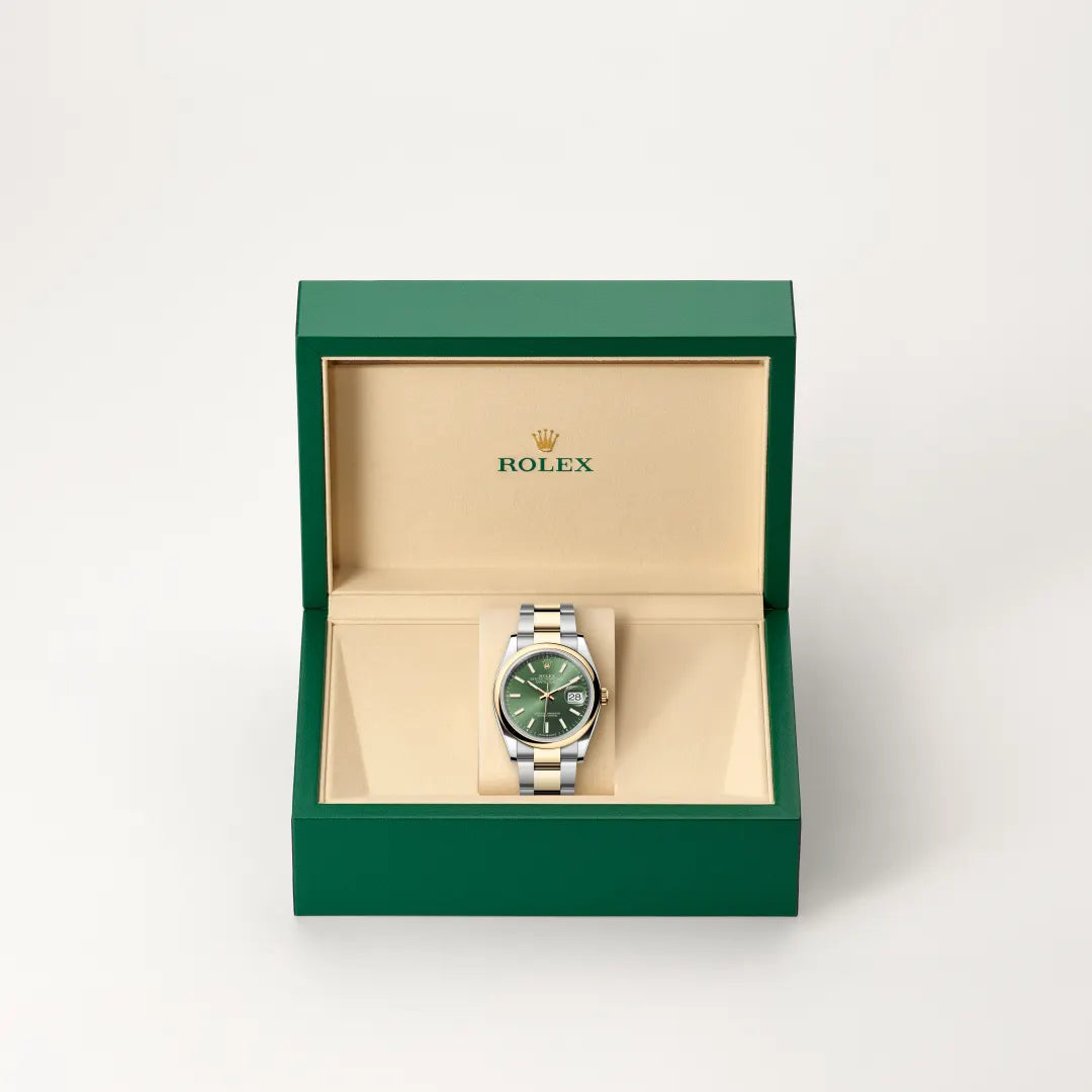 Rolex Datejust in Oystersteel and yellow gold, M126203-0058 - Edwards Lowell