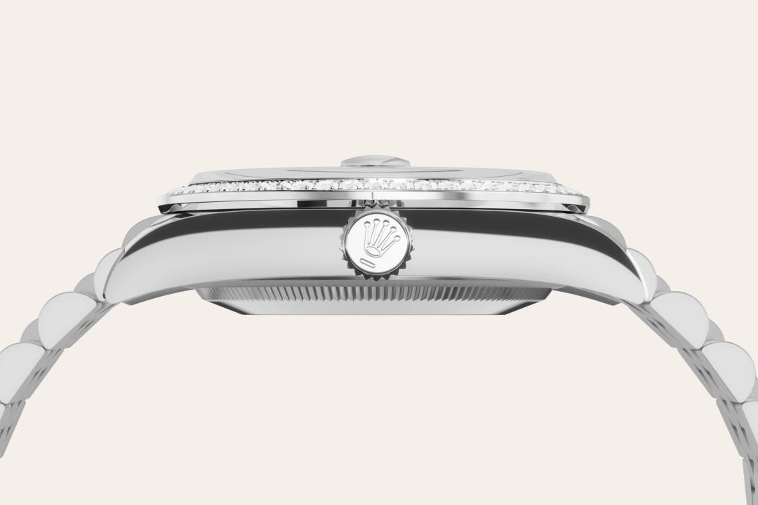 Rolex Datejust in Oystersteel, white gold and diamonds, M126284RBR-0011 - Edwards Lowell