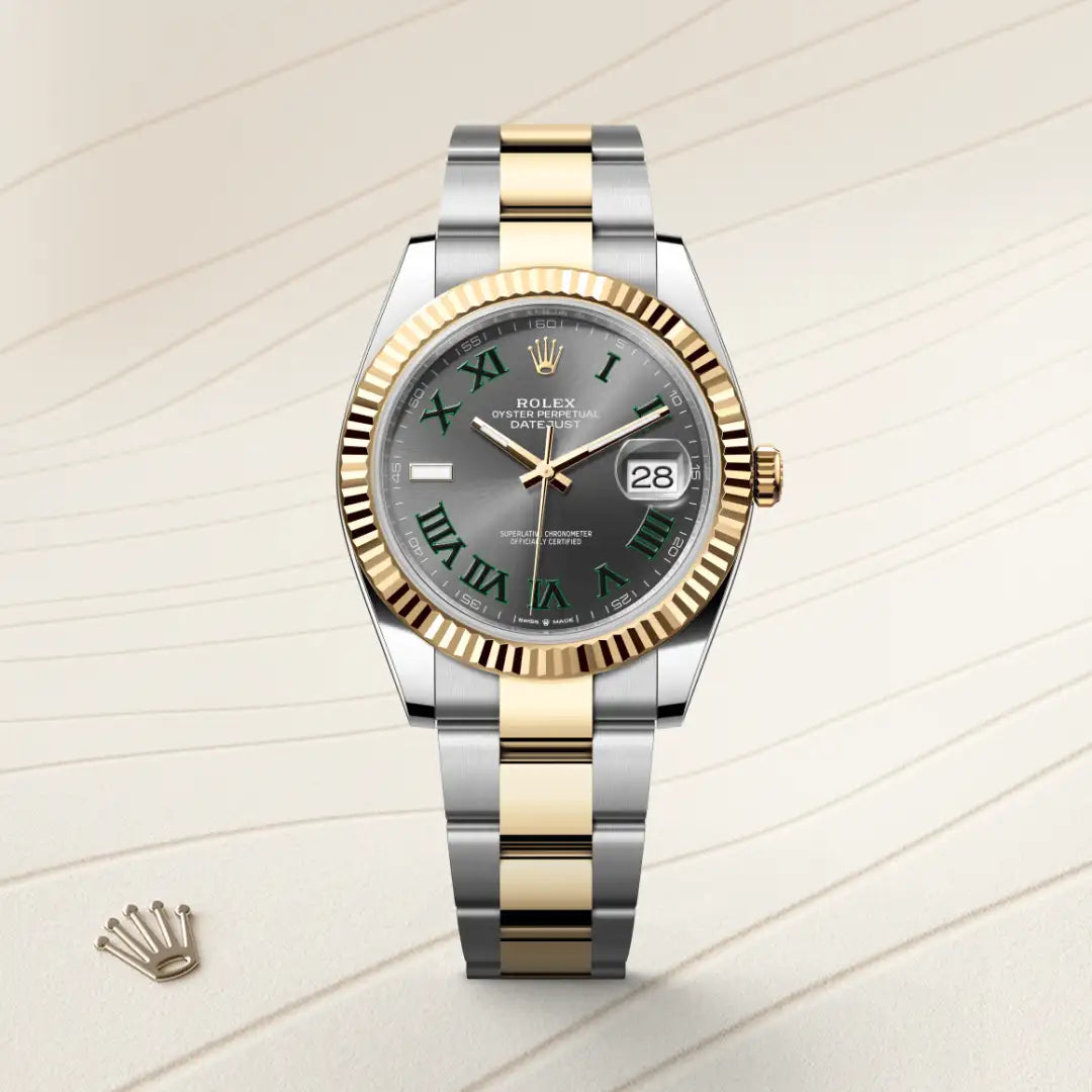 Rolex Datejust in Oystersteel and yellow gold, M126333-0019 - Edwards Lowell