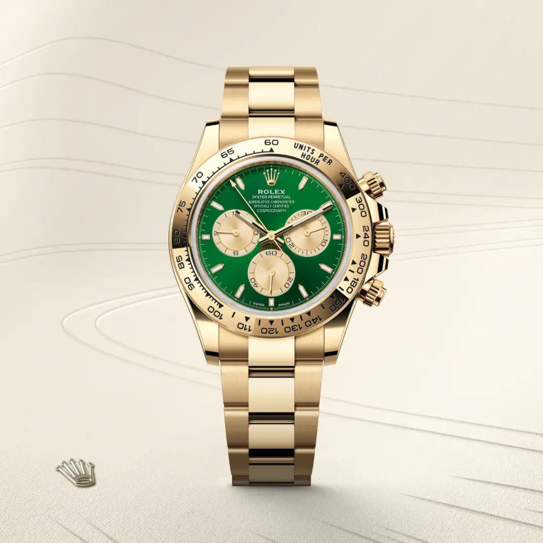 Rolex Cosmograph Daytona in yellow gold, M126508-0008 - Edwards Lowell