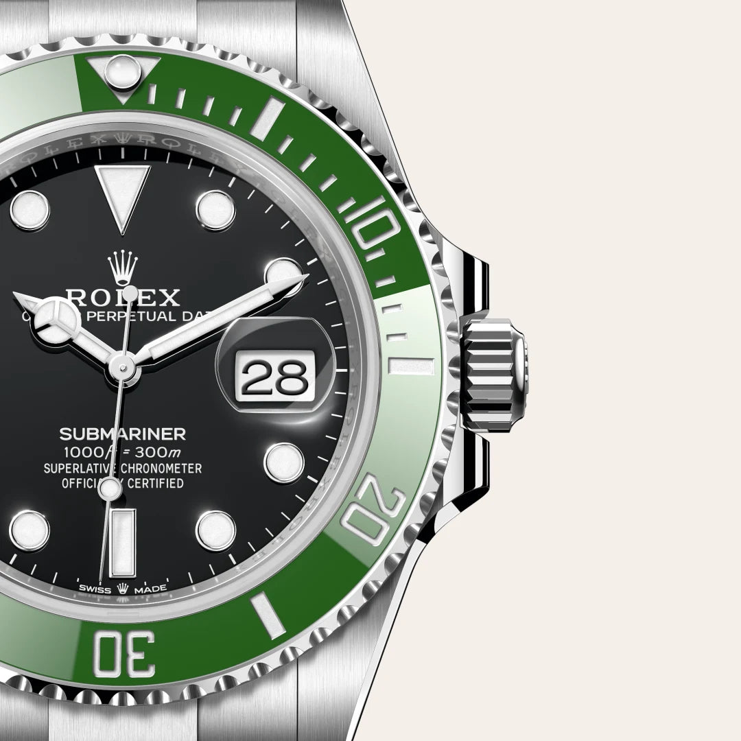 Rolex Submariner in Oystersteel, M126610LV-0002 - Edwards Lowell