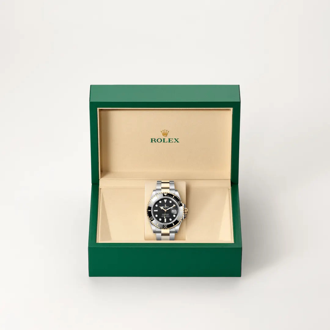 Rolex Submariner in Oystersteel and yellow gold, M126613LN-0002 - Edwards Lowell
