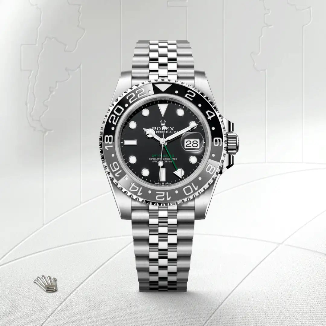 Rolex GMT-Master II in Oystersteel, M126710GRNR-0003 - Edwards Lowell